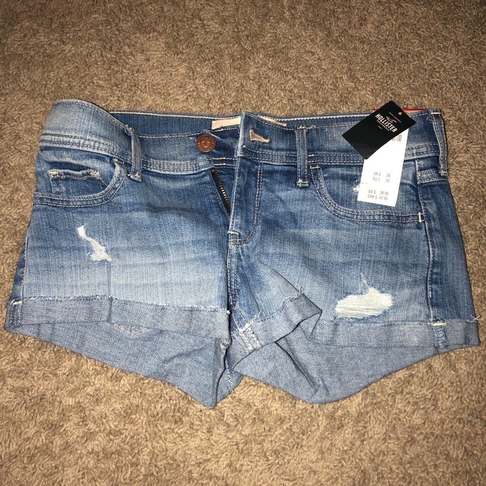 Hollister jean short shorts